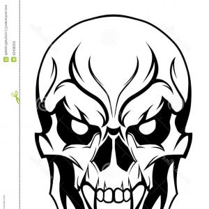 300x300 Evil Skull Silhouette