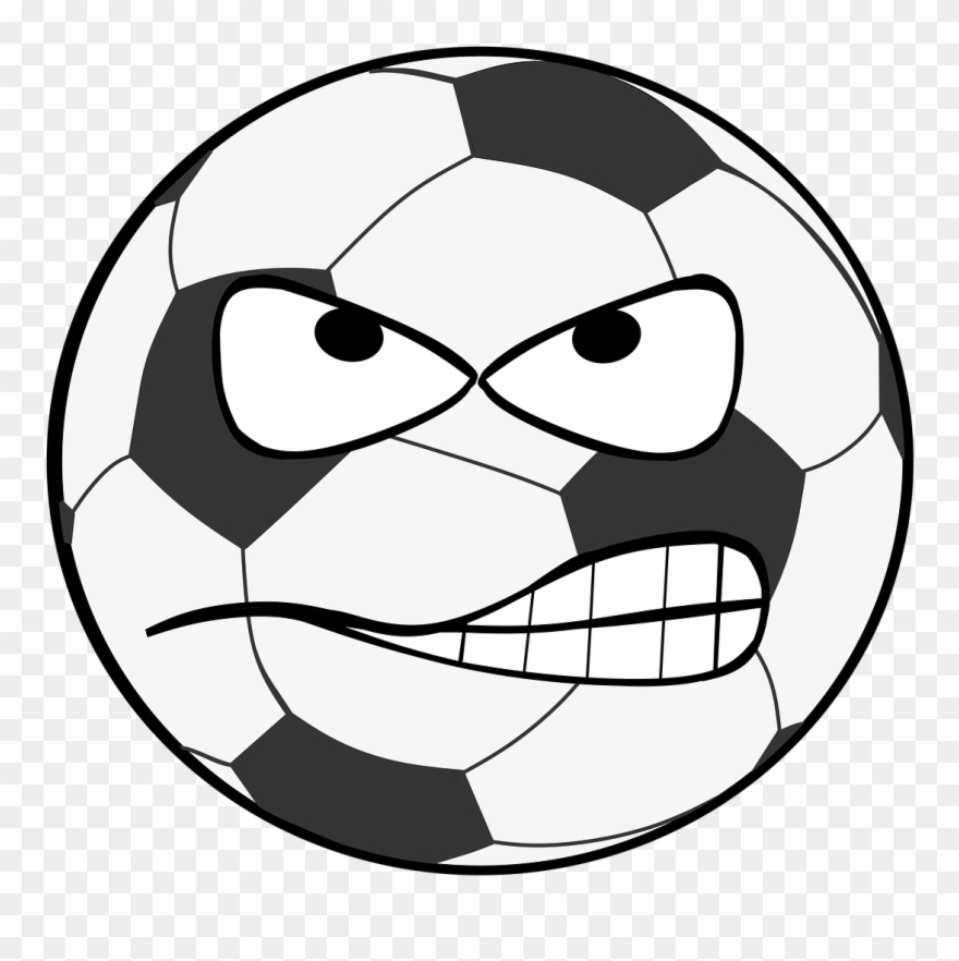 880x882 Football, Clip Art, Smiley, Evil, Flank, Shot, Goal