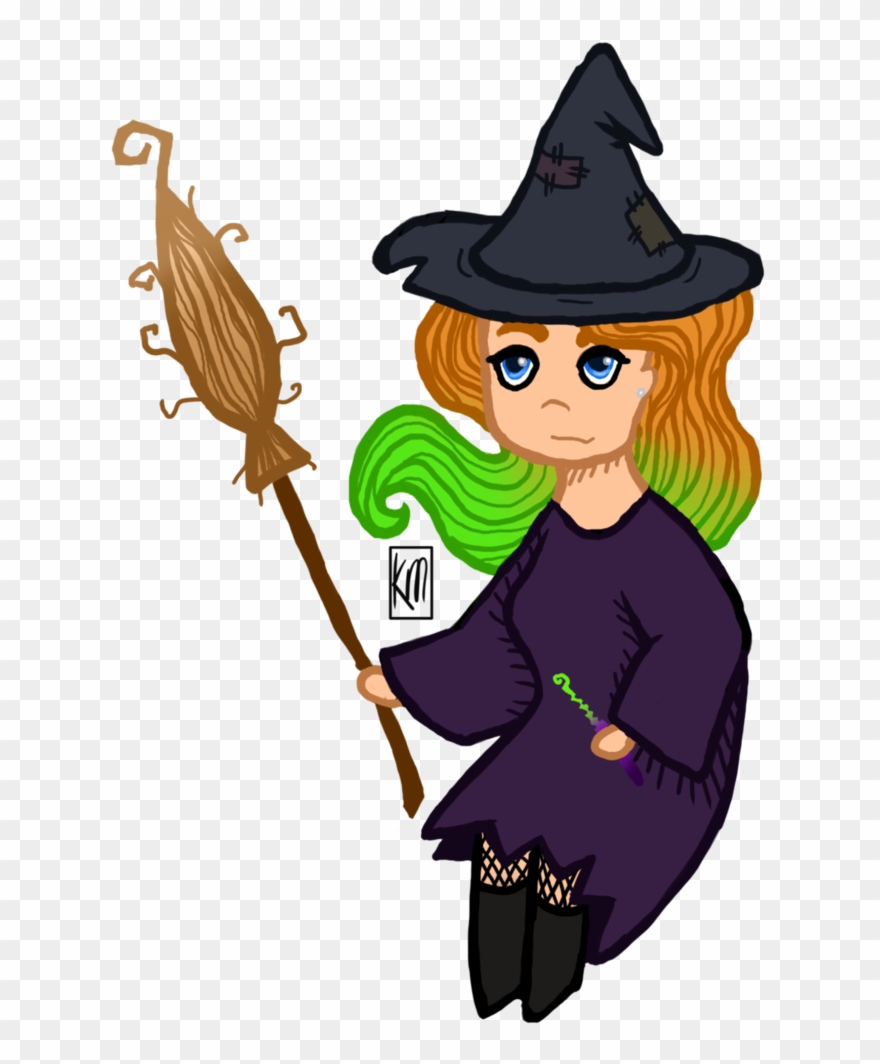 880x1064 Free Download Witch Chibi