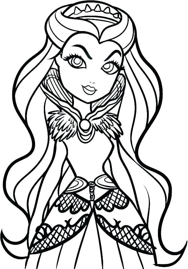 600x858 evil queen coloring pages hashclub