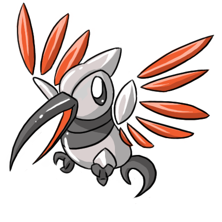450x450 Found This Awesome Skarmory Pre Evolution Drawing Pokemon