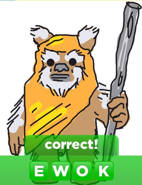 500x648 Ewok Drawings