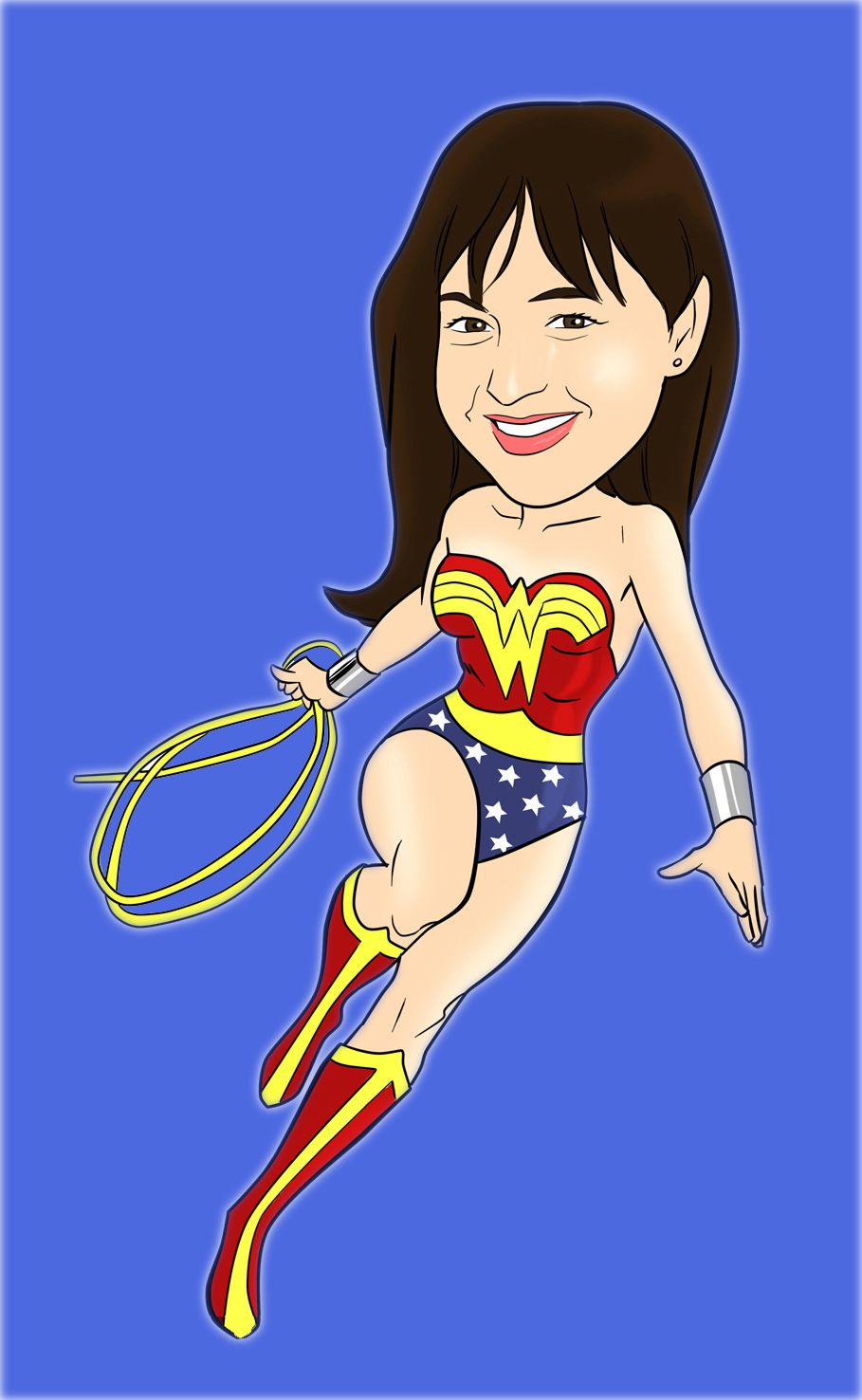 909x1476 caricature is a rendered image showing the features of its subject