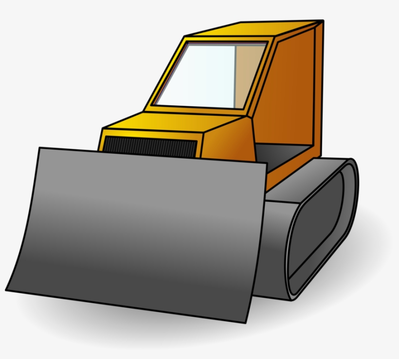 820x738 Bulldozer Construction Excavator Drawing