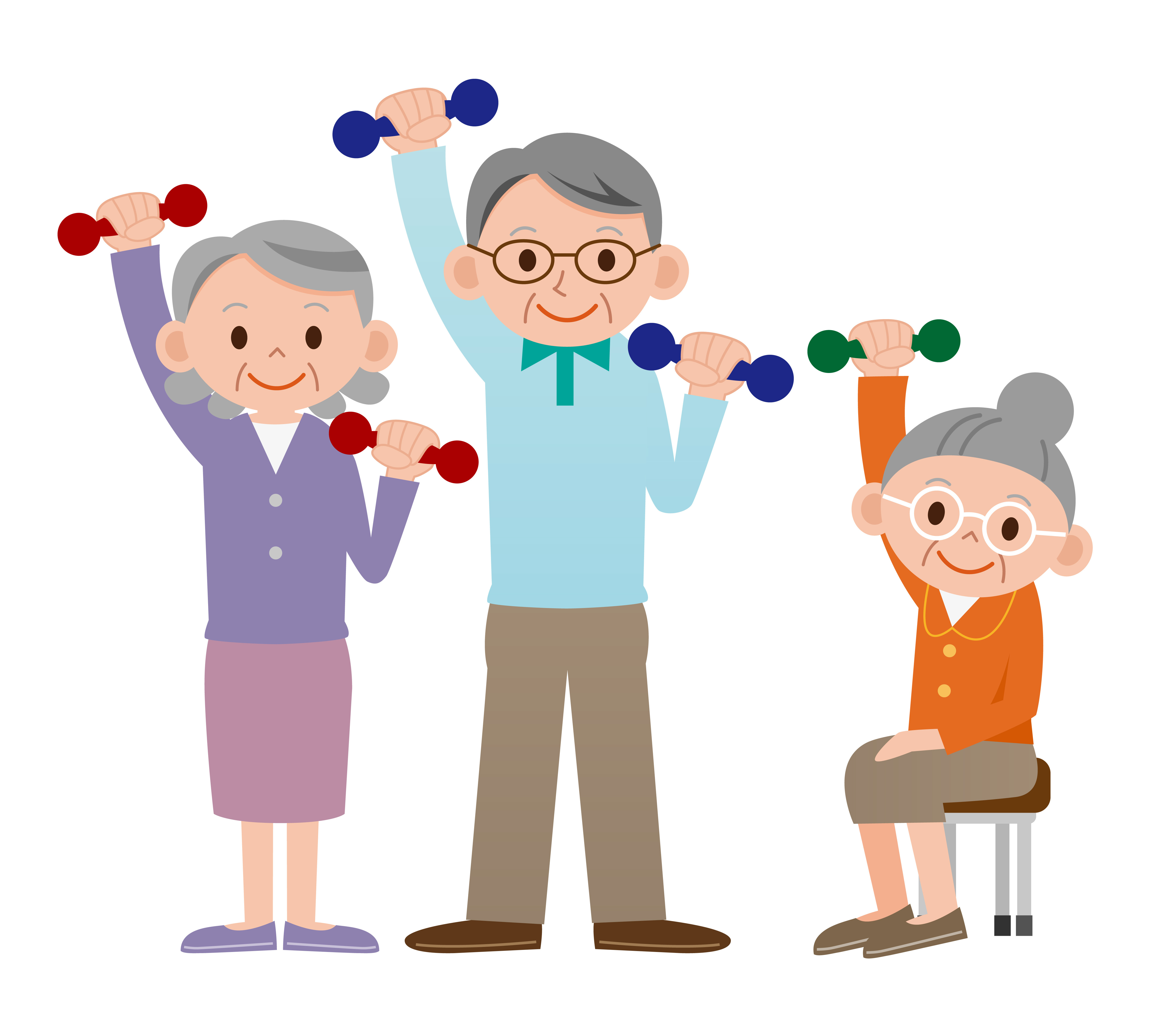 5000x4500 Funny Exercise Clip Art Unique Elderly People Clipart Drawings Art