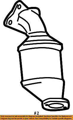 245x400 buick gm oem lacrosse exhaust system catalytic converter