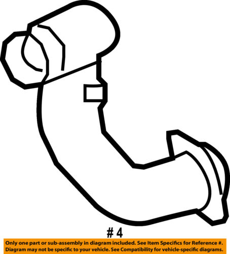 454x500 ford oem f super duty exhaust system front pipe