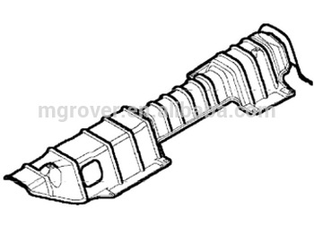 350x262 rover front exhaust tunnel heatshield
