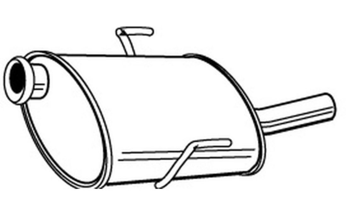 1099x687 walker rear exhaust system silencer i oe replacement