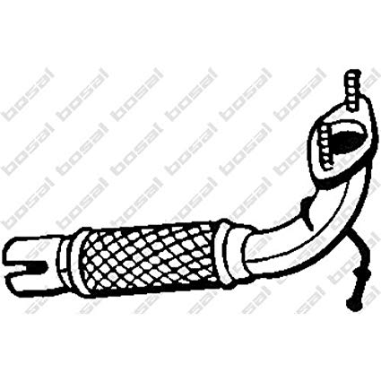 425x425 bosal exhaust system flex hose automotive