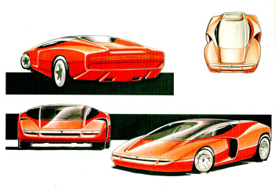 400x278 Ferrari Sketch Tumblr