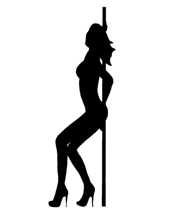 570x713 Exotic Dancer Silhouette Clip Art Etsy