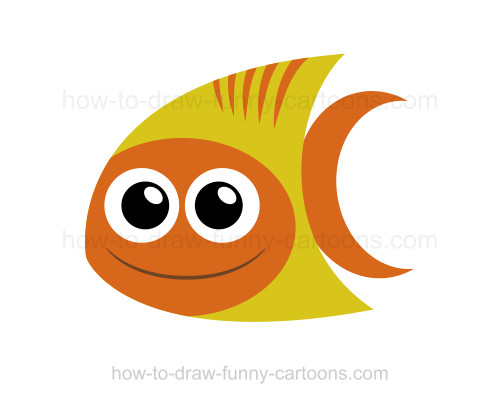 500x403 How To Draw A Tropical Fish