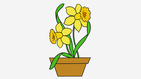 454x255 Top Free Printable Flowers Coloring Pages Online