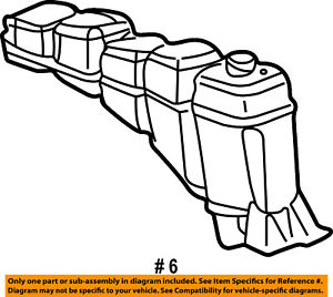 300x268 ford oem radiator coolant overflow expansion reservoir tank