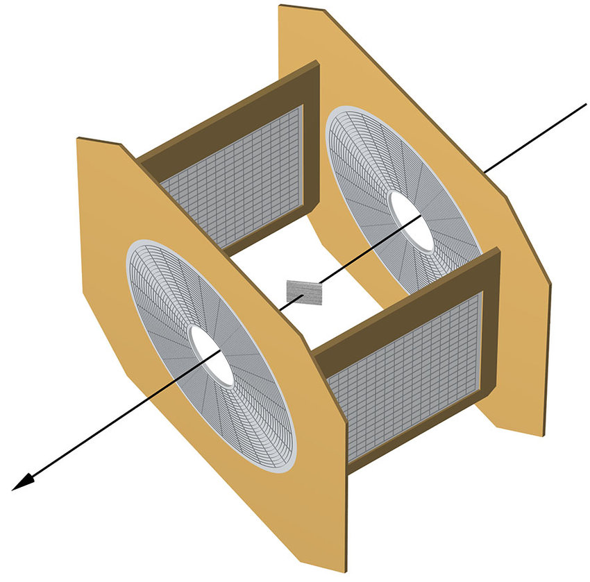 850x839 schematic drawing of the experimental setup an arrow indicates
