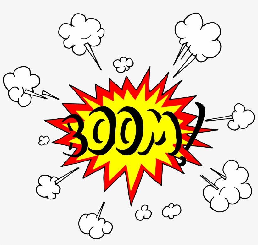 820x780 Comic Boom Explosion