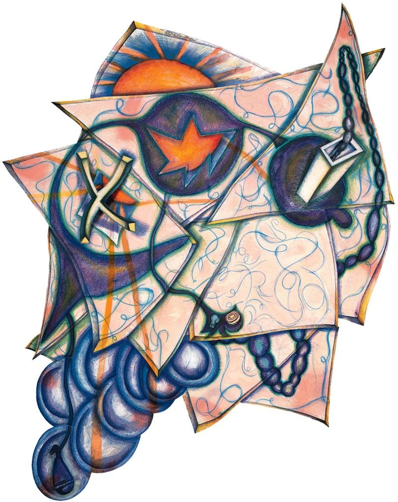 800x1009 Elizabeth Murray Contemporary Abstraction Paintingdrawing