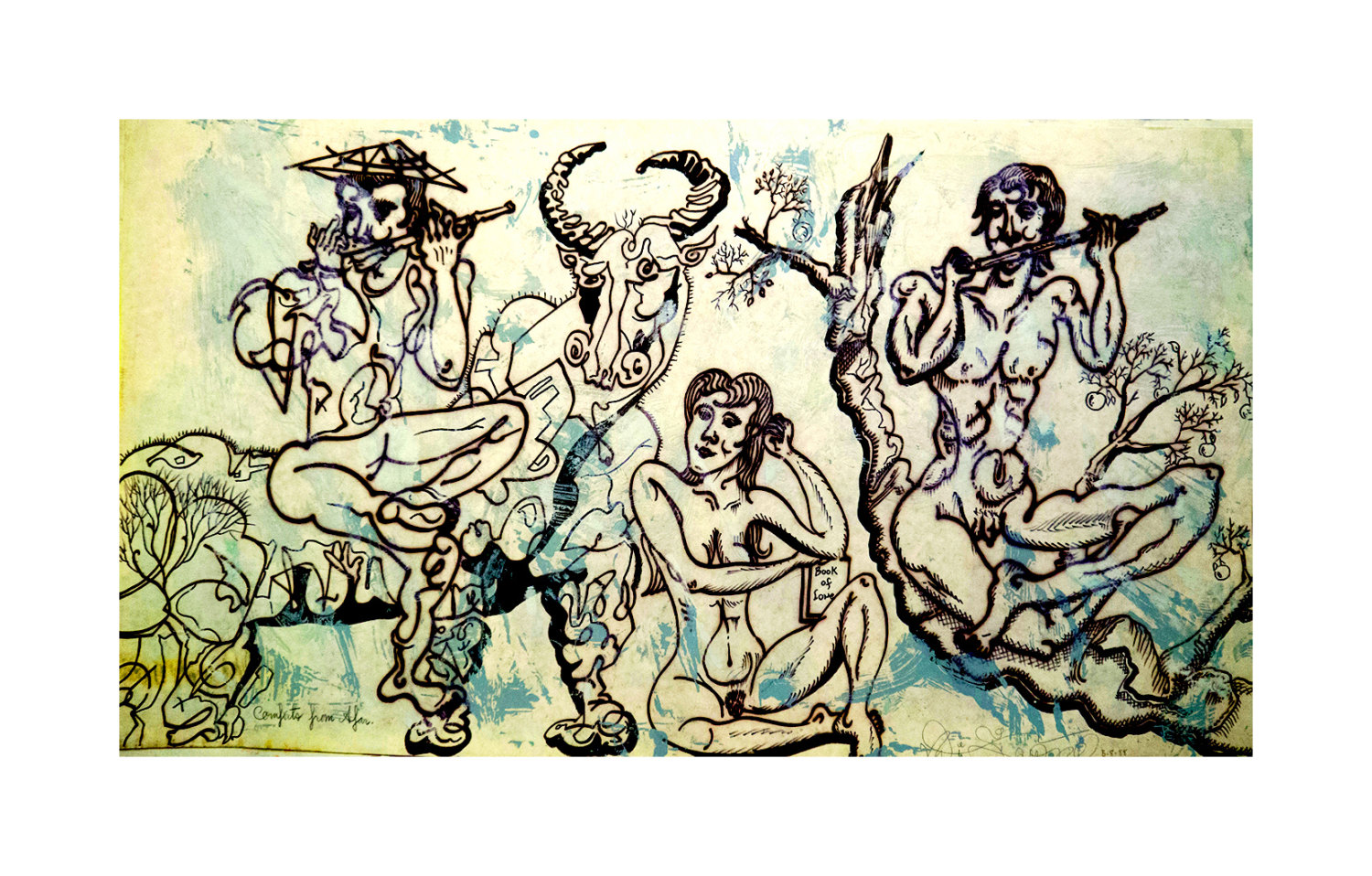 1500x958 Peace Time Giclee Fine Art Print Expressionism Wall Art Etsy