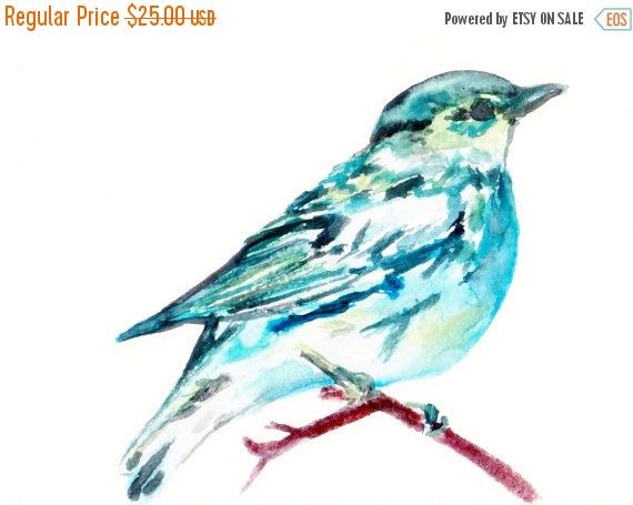 570x455 Extreme Sale Print Of Original Watercolor