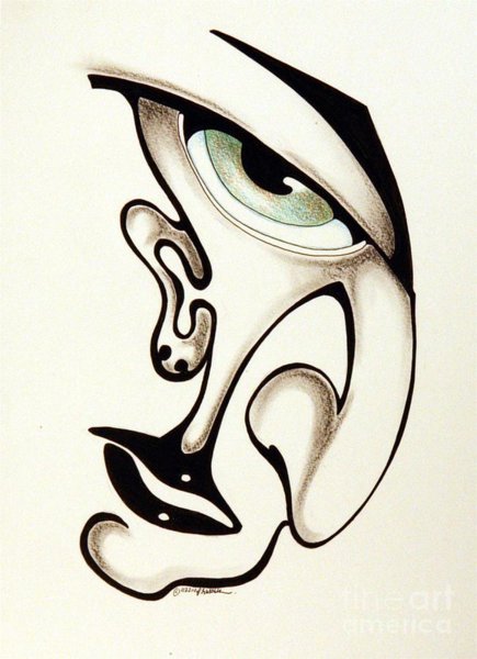 435x600 Eyeball Drawings Fine Art America