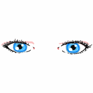 320x320 Blue Drawing Eyeball