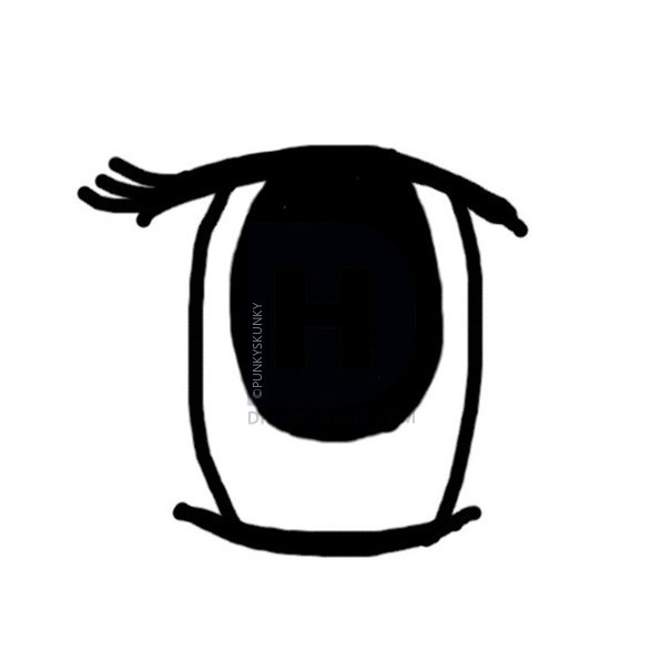 606x605 How To Draw Chibi Anime Eyes, Step