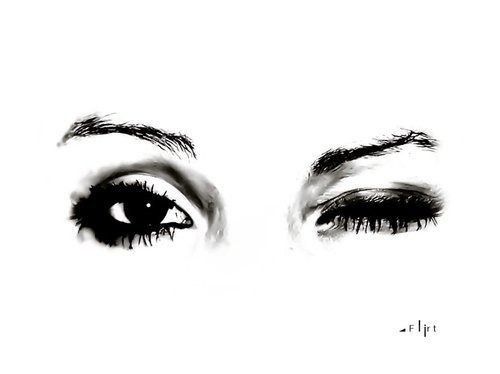 500x374 Black And White, Cool, Eyes, Photo
