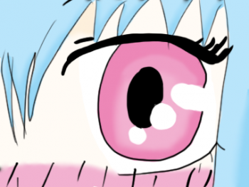 350x263 How To Draw And Digitally Color An Anime Eye, Step