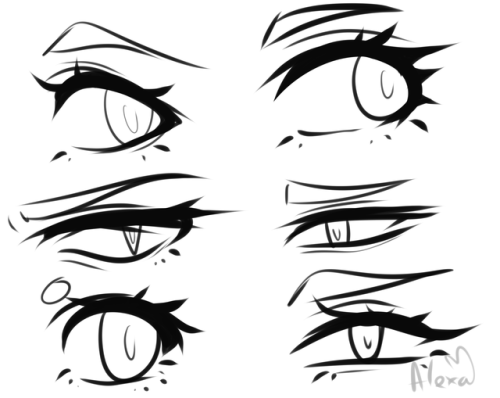 500x398 Anime Eye Tutorial Tumblr