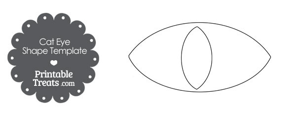 Open eyes шаблон. Cat Eyes Template. Cat Eye Shape.