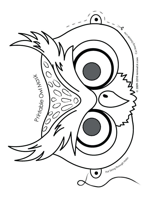 612x792 Eagle Template Mask Face Shape Templates