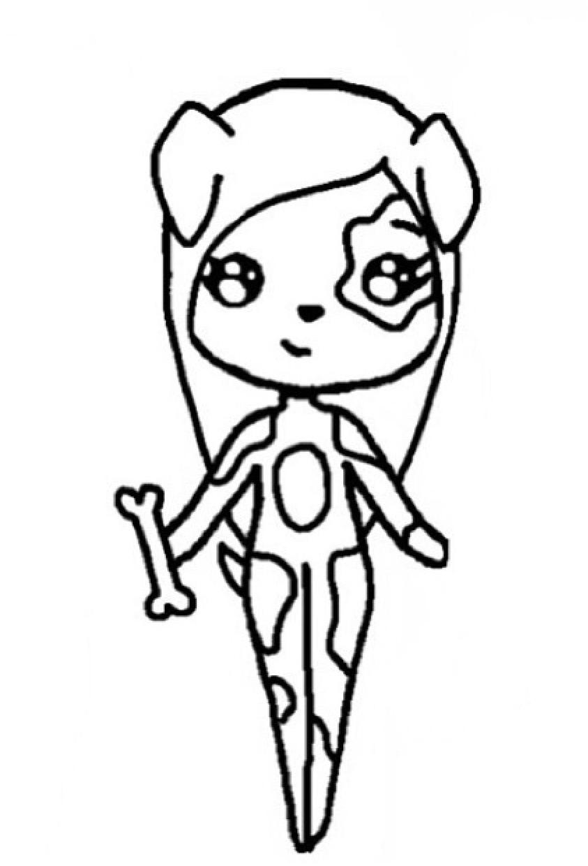 843x1240 Best Tumblr Chibi Template Vector Drawing Free Vector Art