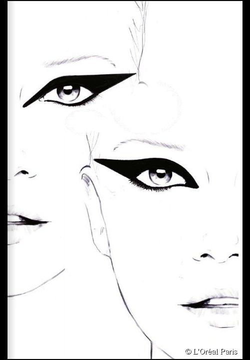 500x719 Graphic Cat Eye Tutorial