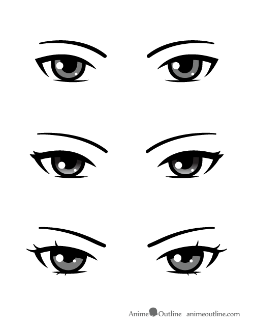 Eye Expressions Drawing