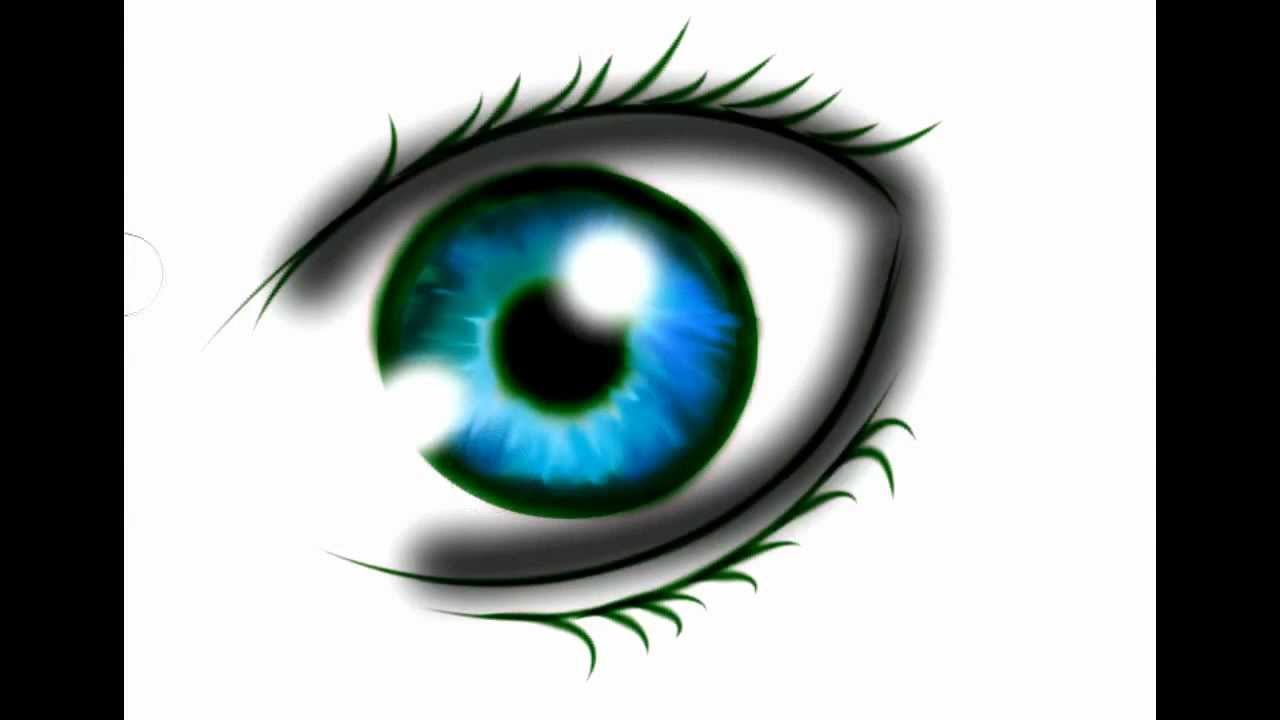 1280x720 Drawing Anime Eye In Photoshop