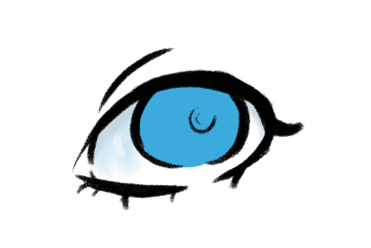727x486 How To Draw An Eye In Photoshop Izs