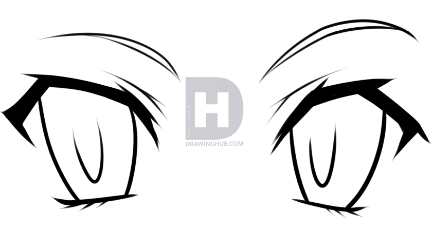 840x450 How To Draw Anime Eyes For Beginners, Step