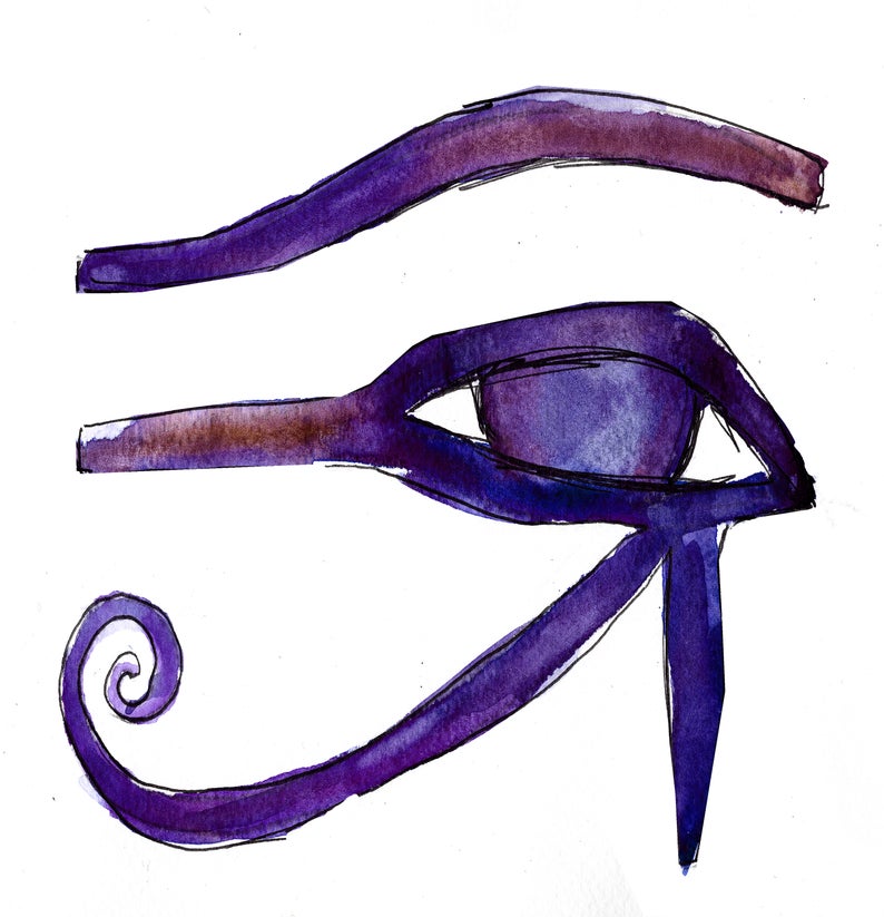 794x823 Eye Of Horus Egyptian Eye Print Protection Symbol Etsy