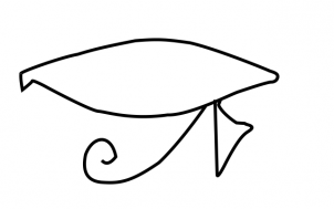 302x189 How To Draw The Eye Of Horus, Step