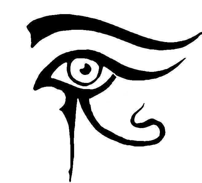 657x596 Cool Eye Horus Drawing