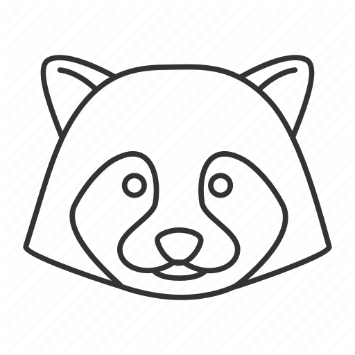 512x512 Drawing Raccoon Eye Transparent Png Clipart Free Download