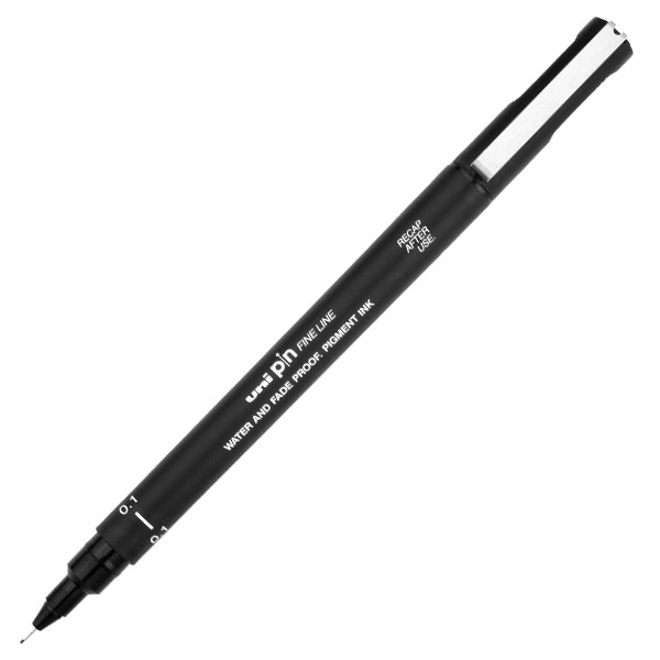 600x600 uni pin drawing pen black cult pens
