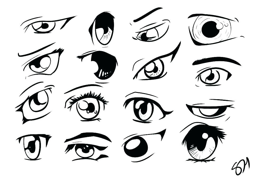970x686 Eyeball Coloring Pages Pencil Drawn Eye Realistic Eye Pencil