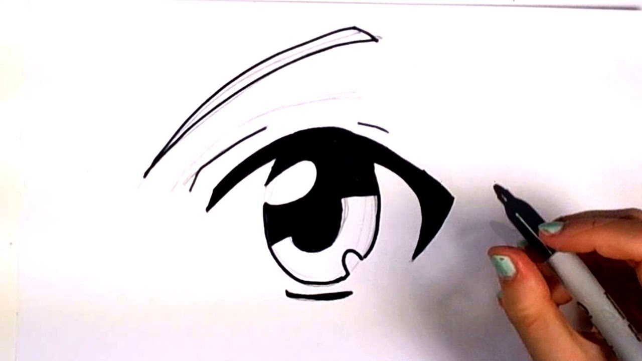 1280x720 How To Draw An Anime Eye