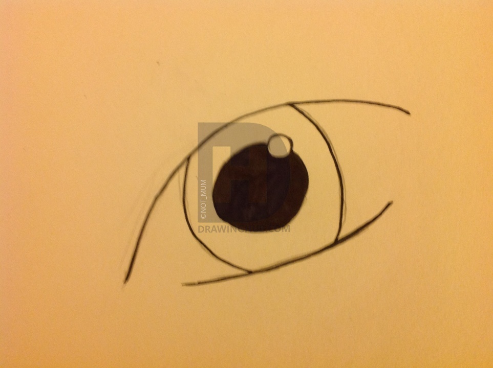 963x720 how to draw a simplistic eye, step