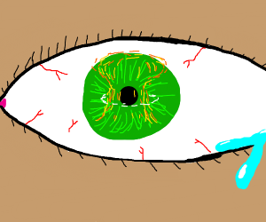 300x250 Explosion Seen Through Eyeball's Reflection