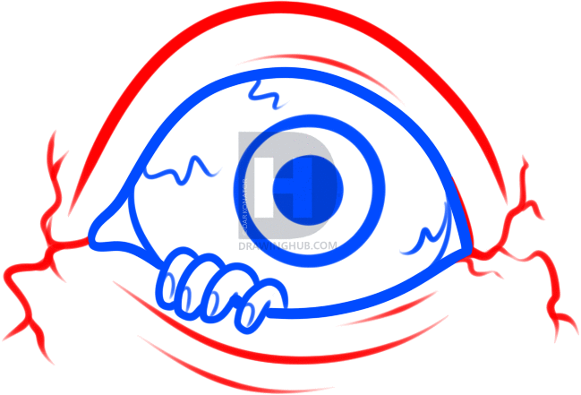 649x441 How To Draw An Eye Tattoo, Step