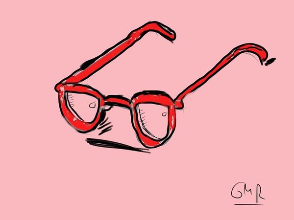 600x450 Eyeglasses Drawings