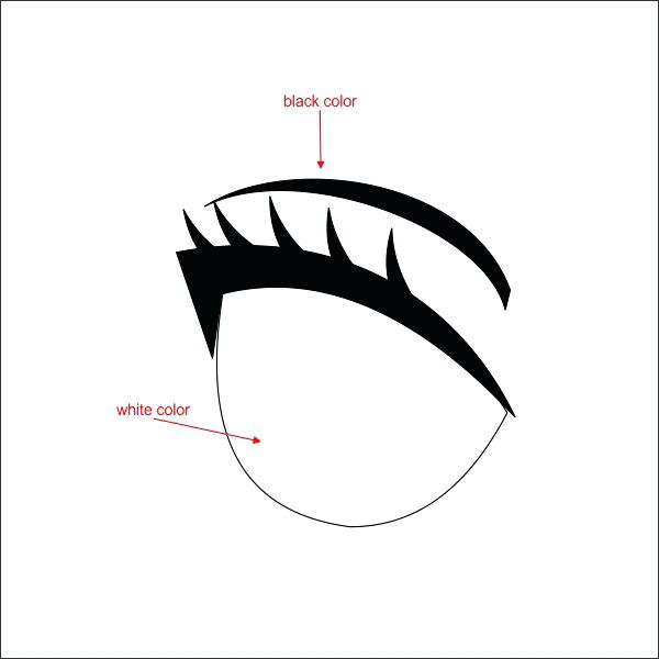 600x600 Drawing Eyelashes